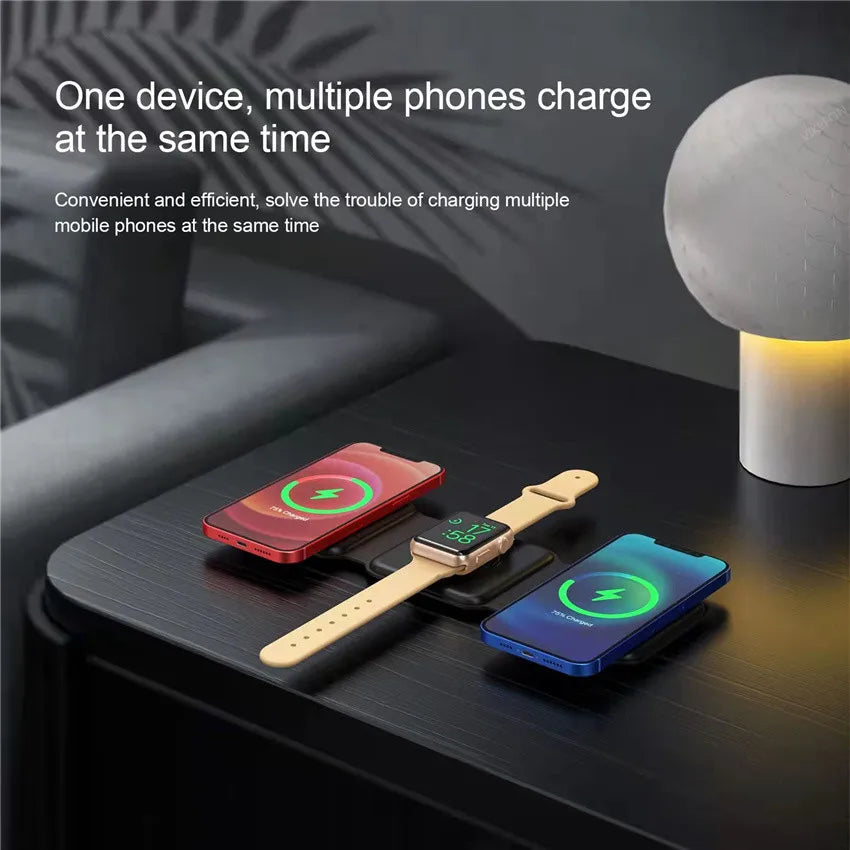 3-in-1 Magnetic Wireless Charger